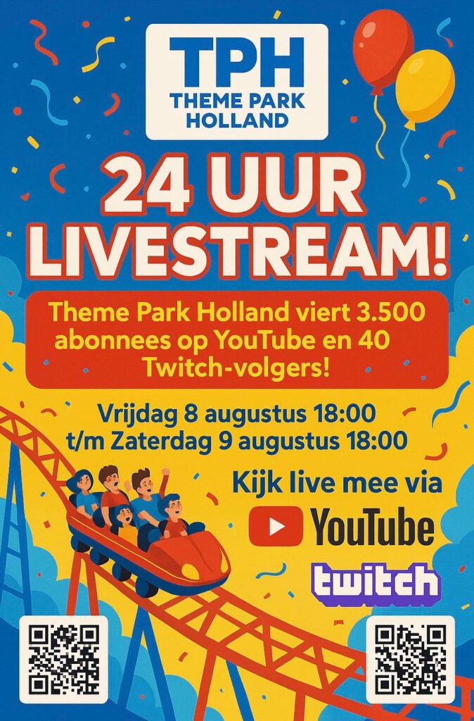 Theme Park Holland 24 uur livestream TPH