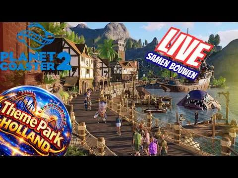 🎢Planet Coaster 2 | Bouwen. Beleven. Pretparkplezier – Live bij Theme Park Holland.